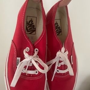 Red Vans